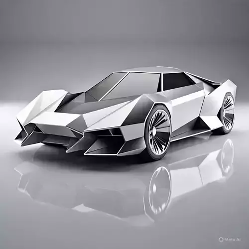 A futuristic car