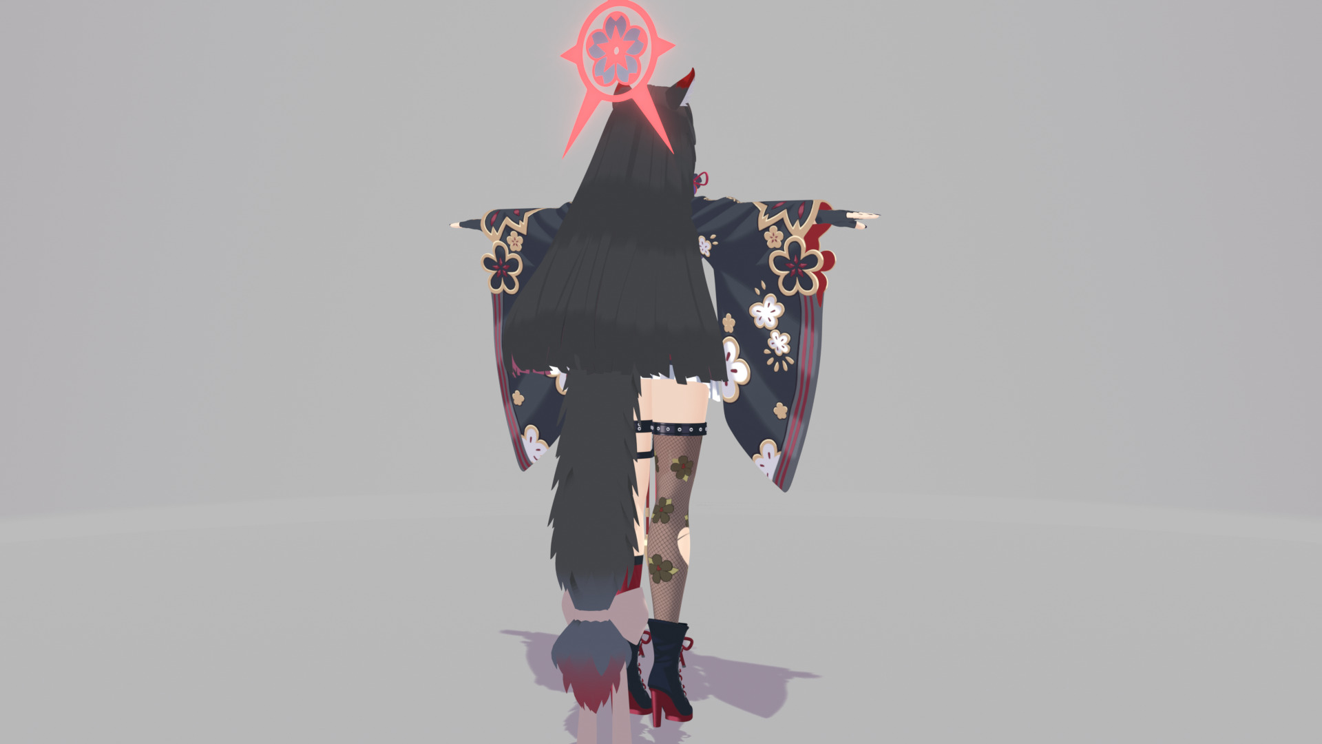 Kosaka Wakamo - Game Character 3D model  3D model_6