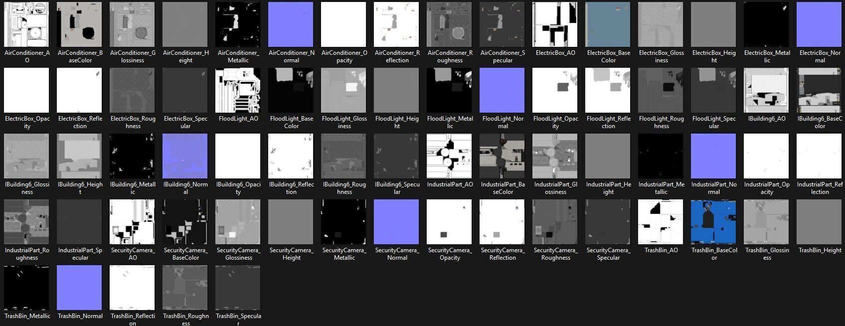 Industrial Building 6 Low-poly 3D model_19