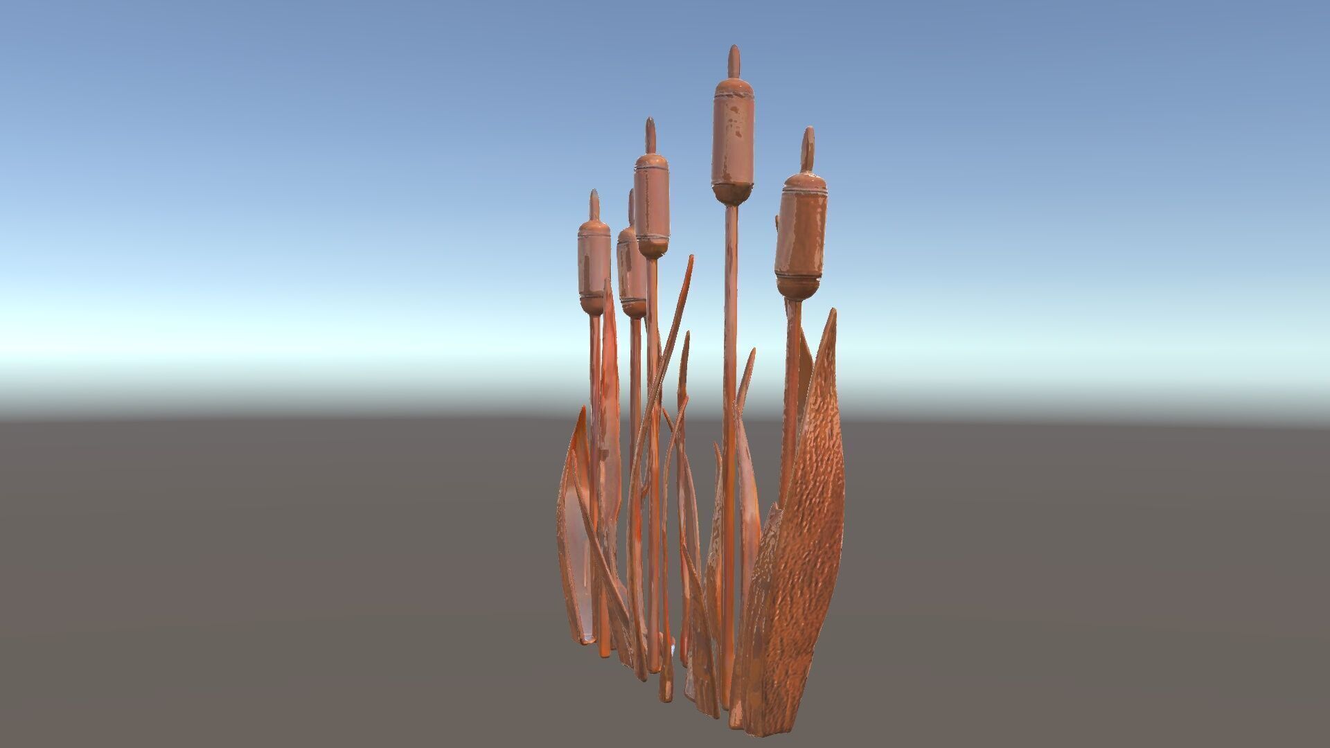 Rustic Cattail Reeds Model Pack Low-poly 3D model_34