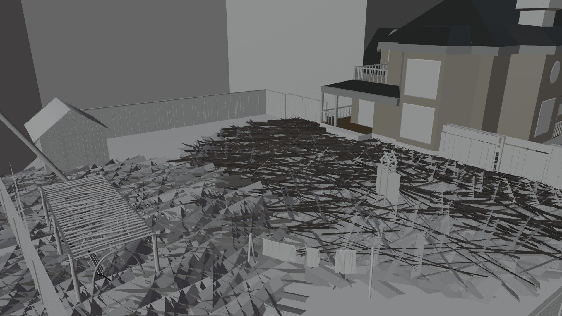 Agatha All Along Final Battle Scene EEVEE Low-poly 3D model_5