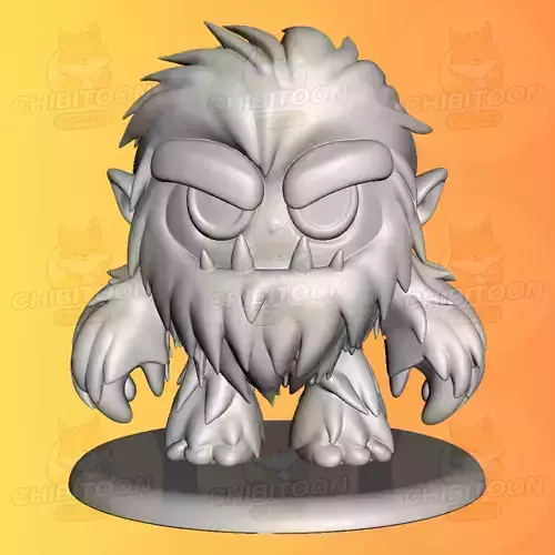 Frosti The Snow Yeti Chibi Kawaii