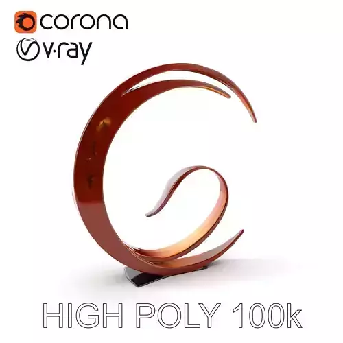 Abstract Metal Sculpture Model Pack