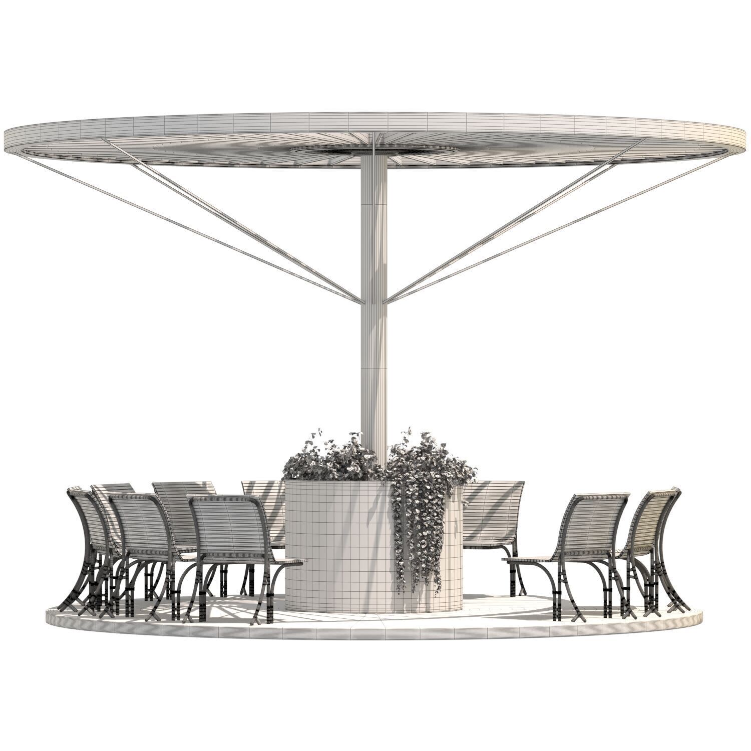 Urban Furniture 05 3D model_7