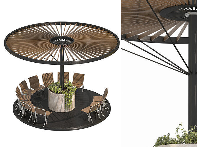 Urban Furniture 05 3D model