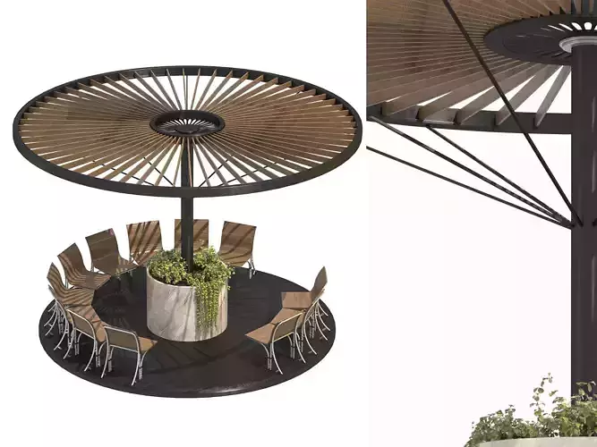Urban Furniture 05 3D model