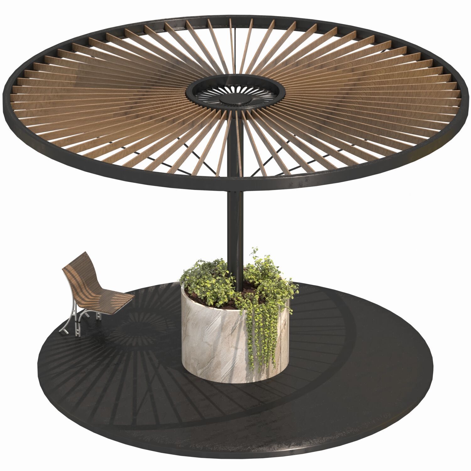 Urban Furniture 05 3D model_4