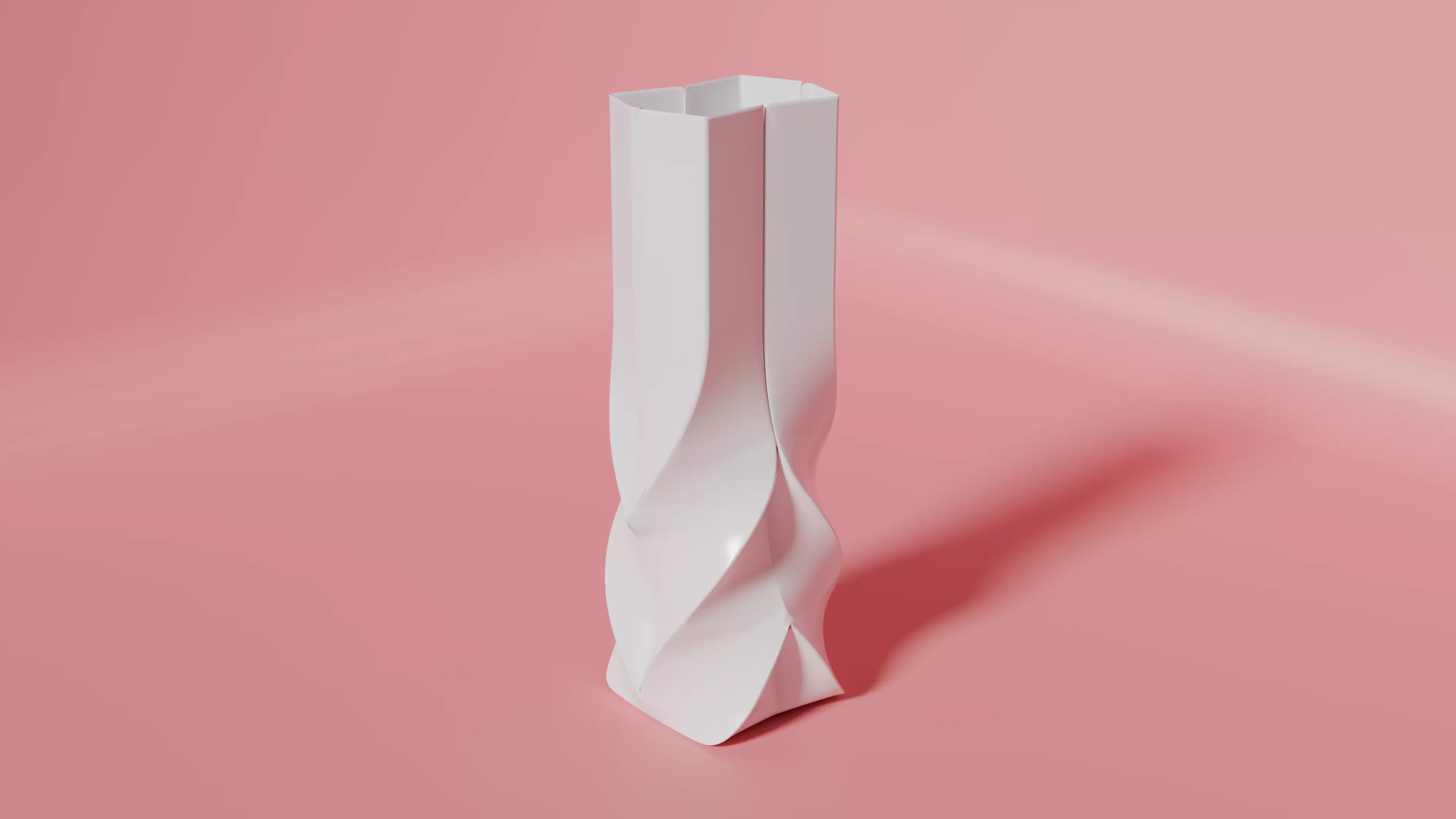 Stylized Vase Low-poly 3D model