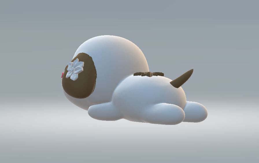 cartoon pet toy 3D print model_2