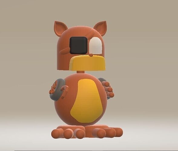 robot animal  toy  3D print model