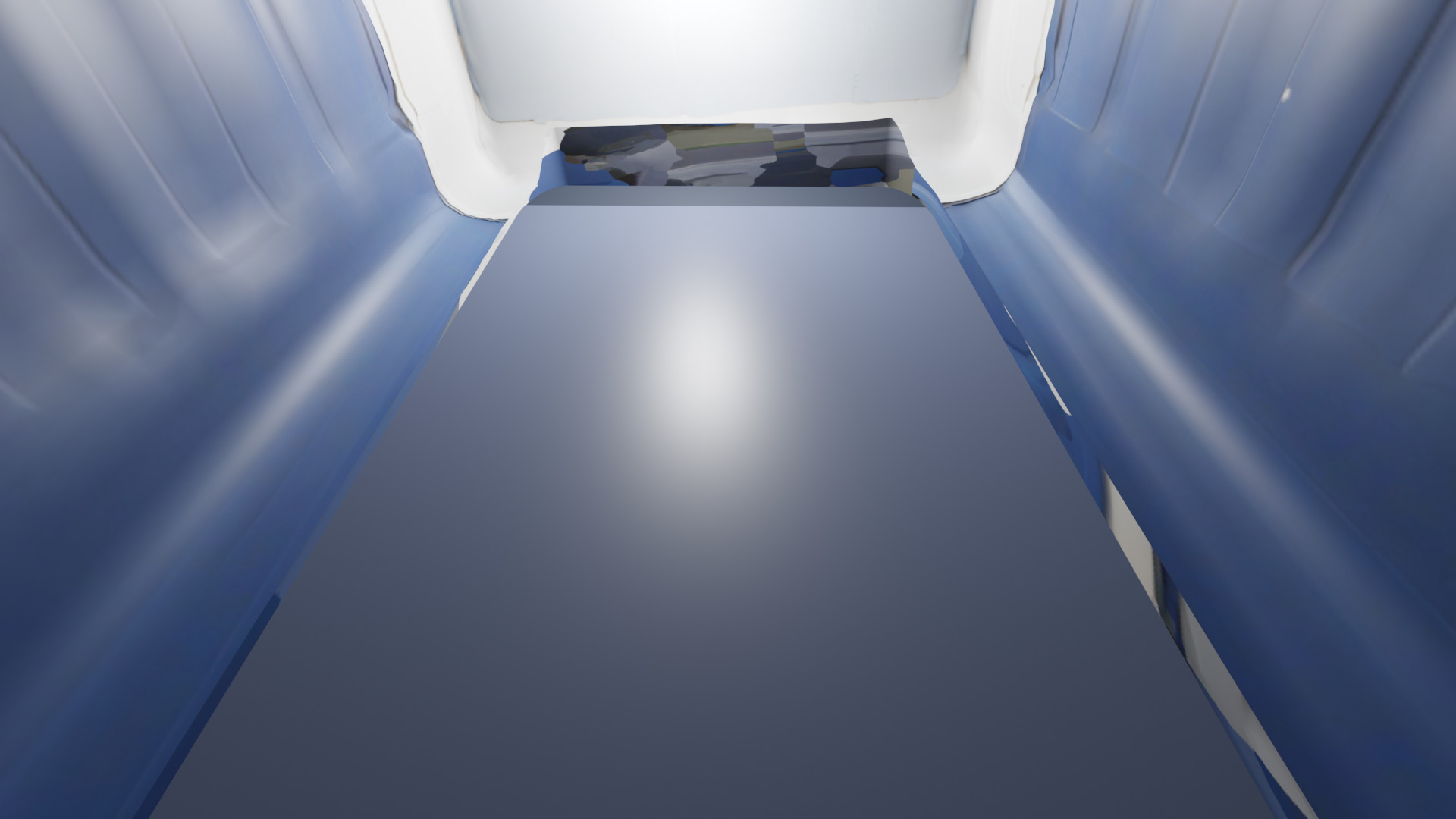 Portable Toilet - Rigged  Low-poly 3D model_9
