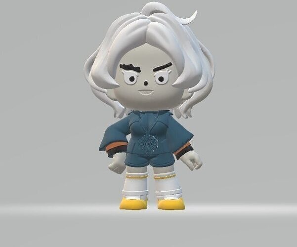 anime character toy  3D print model
