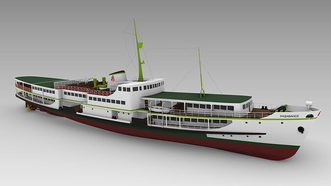 SH Pasabahce Passenger Ship 3D model