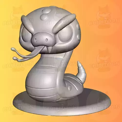 Snakara The Viper with a Vicious Charm Chibi Kawaii