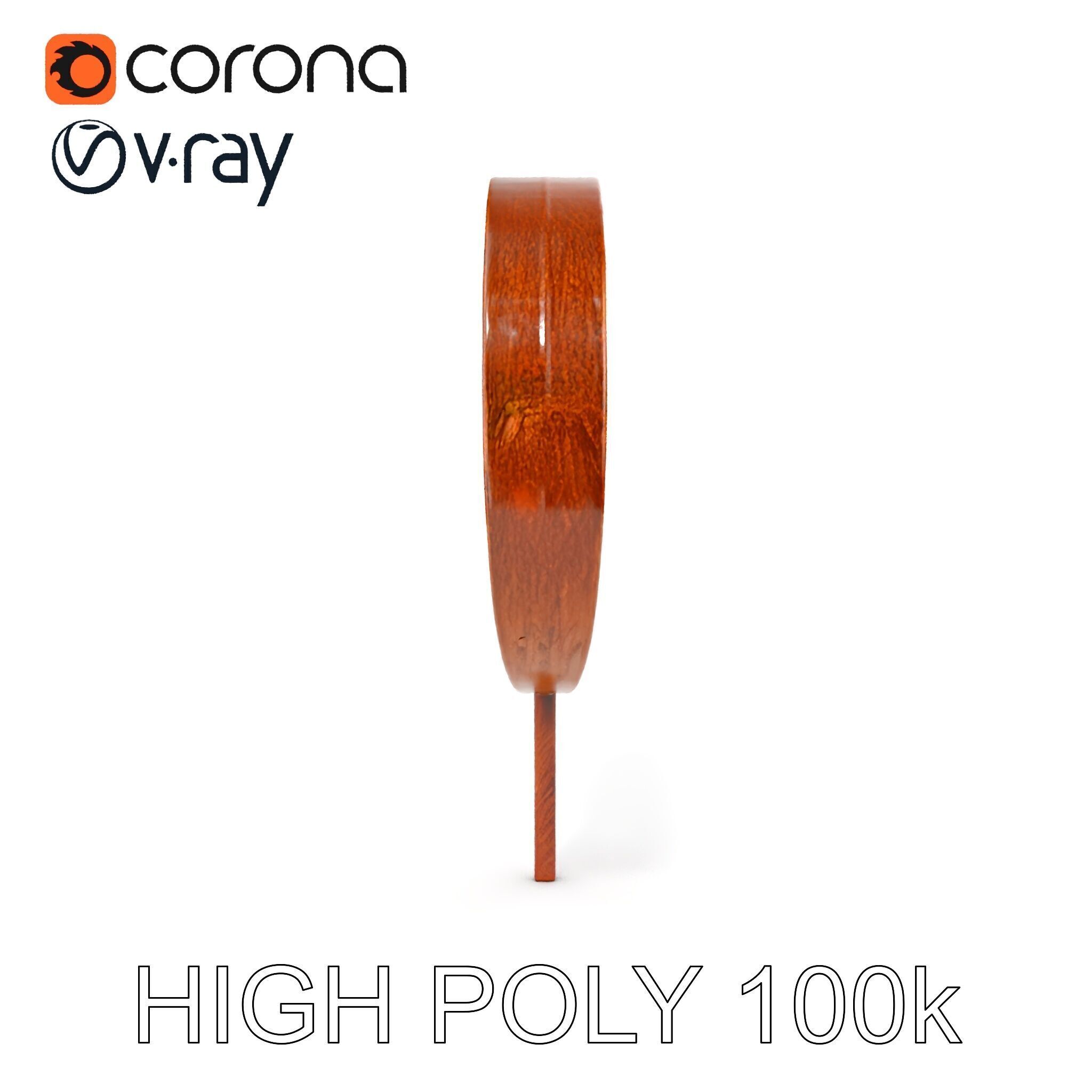 Decorative Iron Spiral Model Pack Low-poly 3D model_27