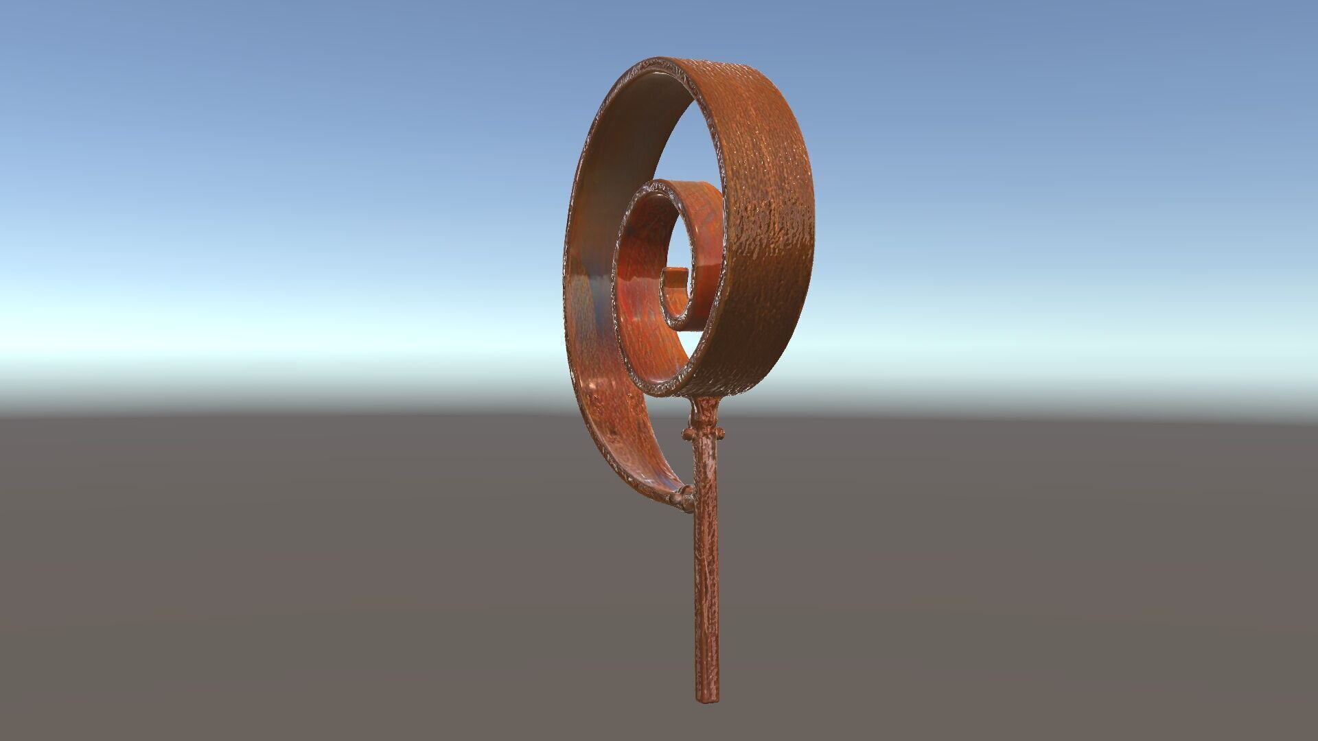 Decorative Iron Spiral Model Pack Low-poly 3D model_34