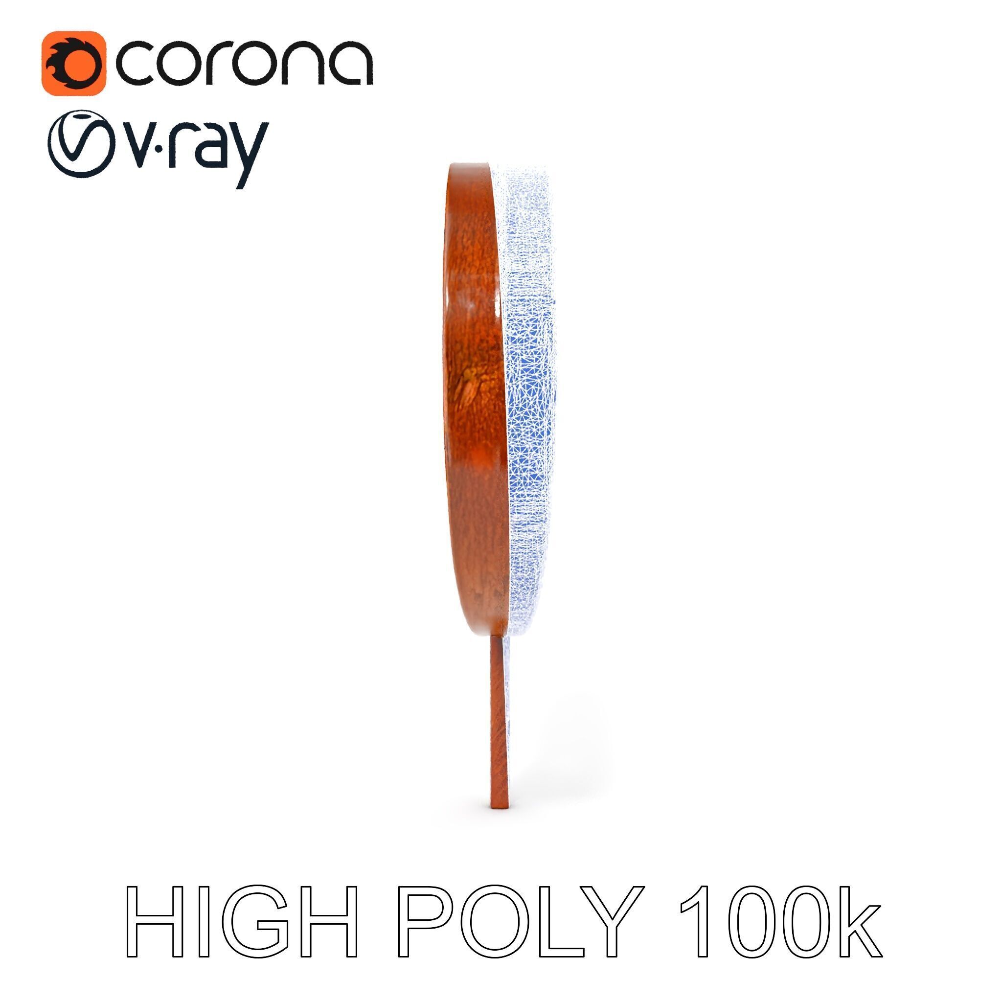 Decorative Iron Spiral Model Pack Low-poly 3D model_28