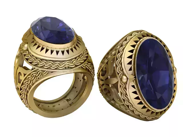 JENDGE  GOLD RING 3S PRINTABLE MODEL 3D print model