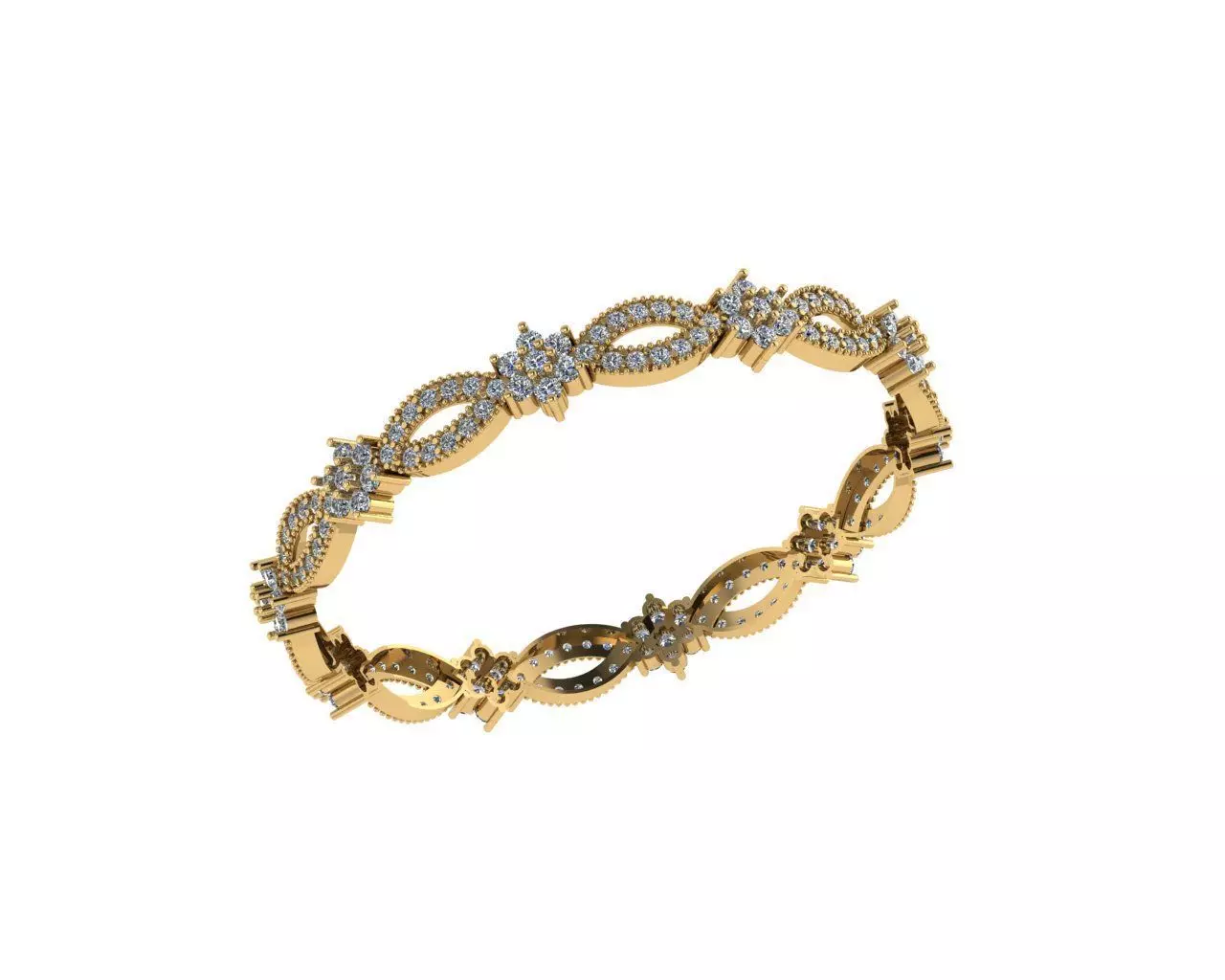 Fashion Bracelet 3D print model