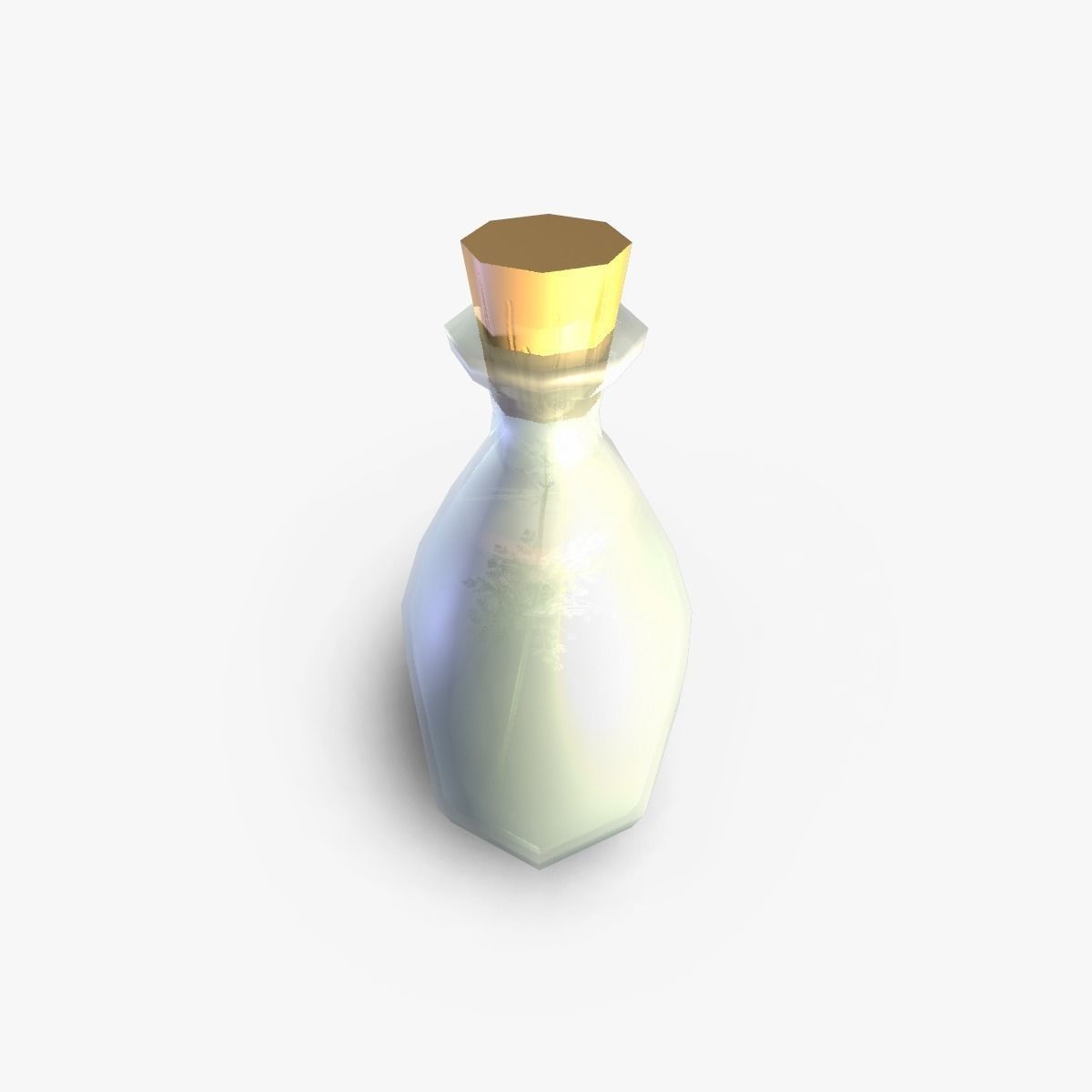 Bottle1 bottle Low-poly 3D model_3