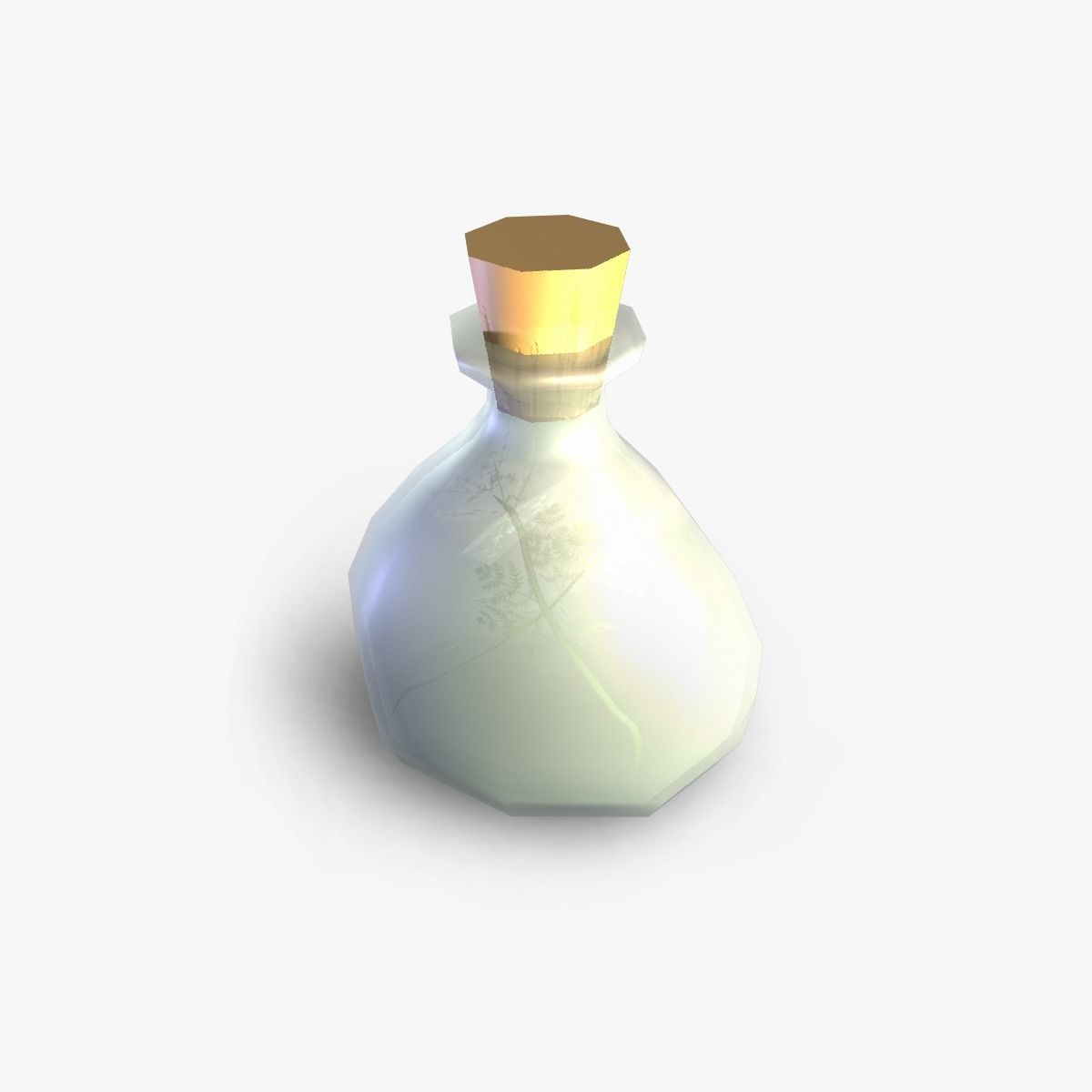 Bottle1 bottle Low-poly 3D model_0