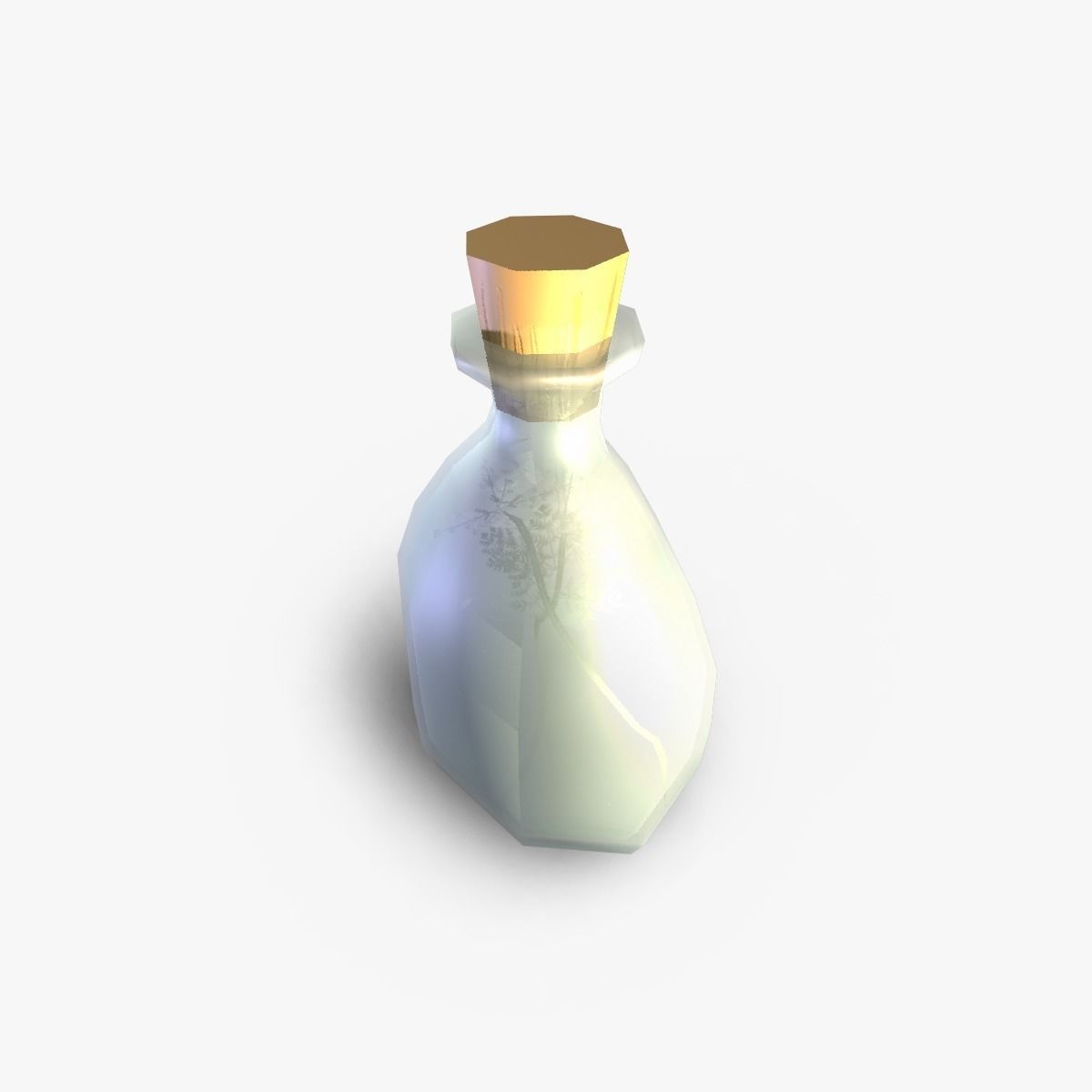 Bottle1 bottle Low-poly 3D model_2