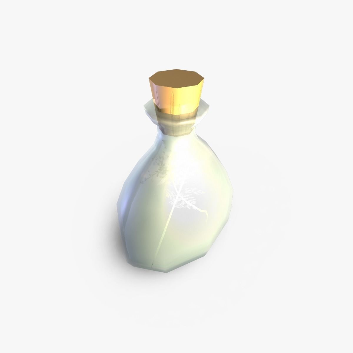 Bottle1 bottle Low-poly 3D model_5