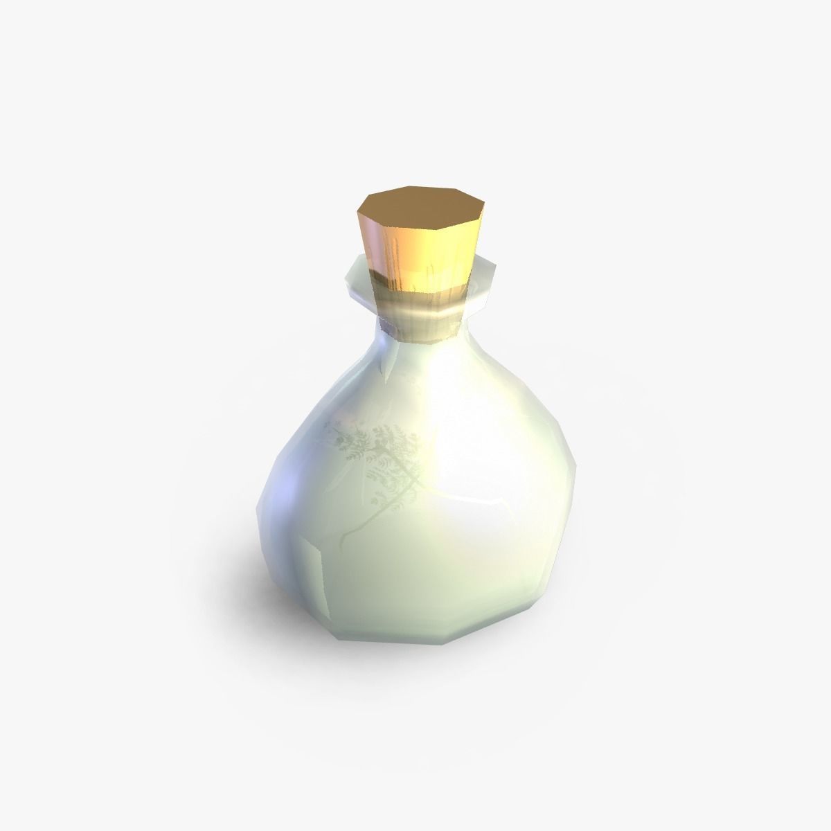 Bottle1 bottle Low-poly 3D model_4