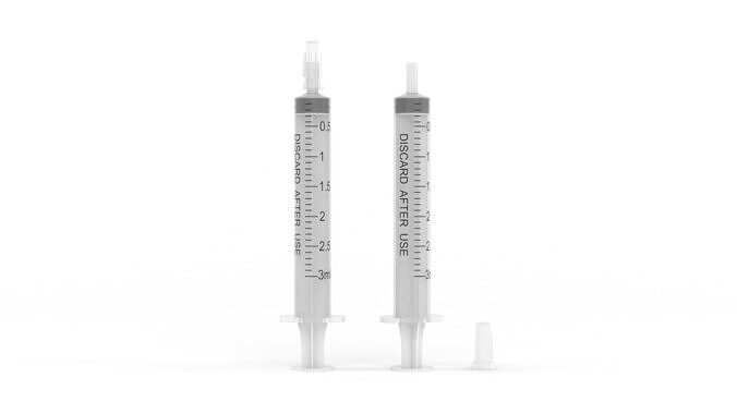 Plastic Syringe 3D model