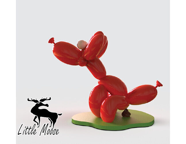 Oopsie Balloon Dog  3D print model