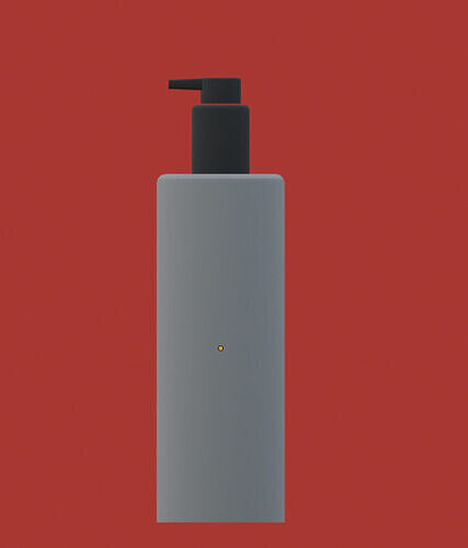  Bottle 3D Model  Minimal Cosmetic or Soap Dispenser 3D print model