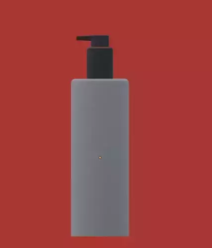  Bottle 3D Model  Minimal Cosmetic or Soap Dispenser 3D print model