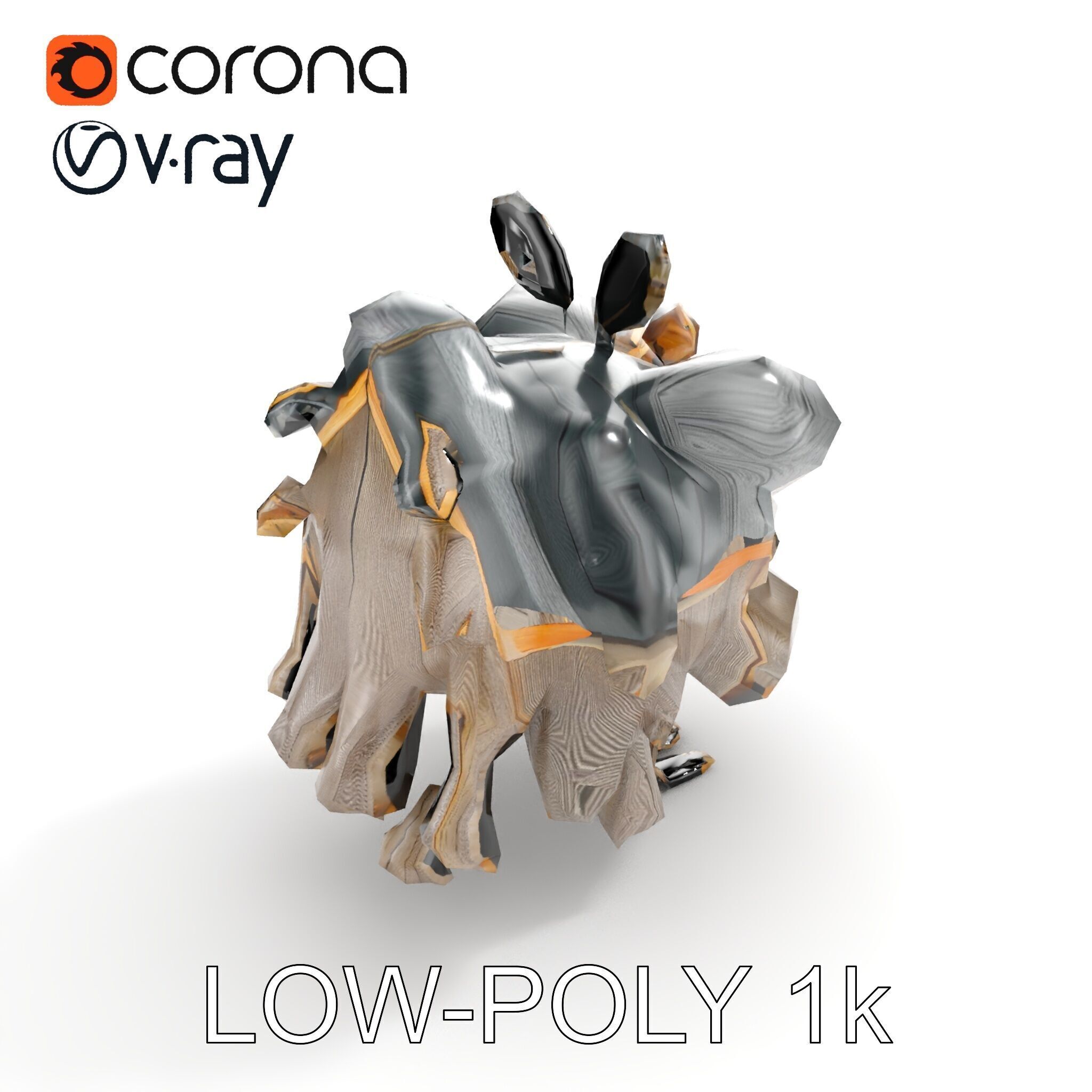 Charming Birdhouse D Model Pack for Various Applications Low-poly 3D model_14