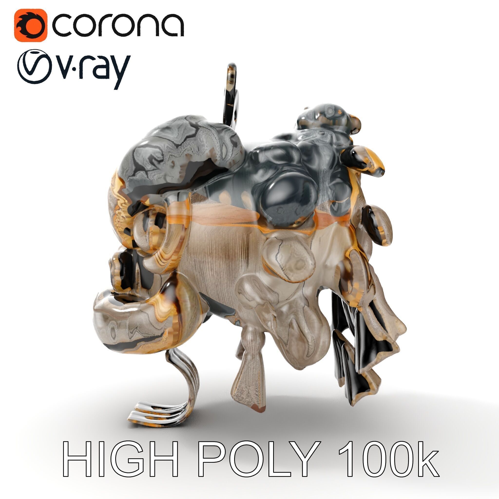 Charming Birdhouse D Model Pack for Various Applications Low-poly 3D model_18