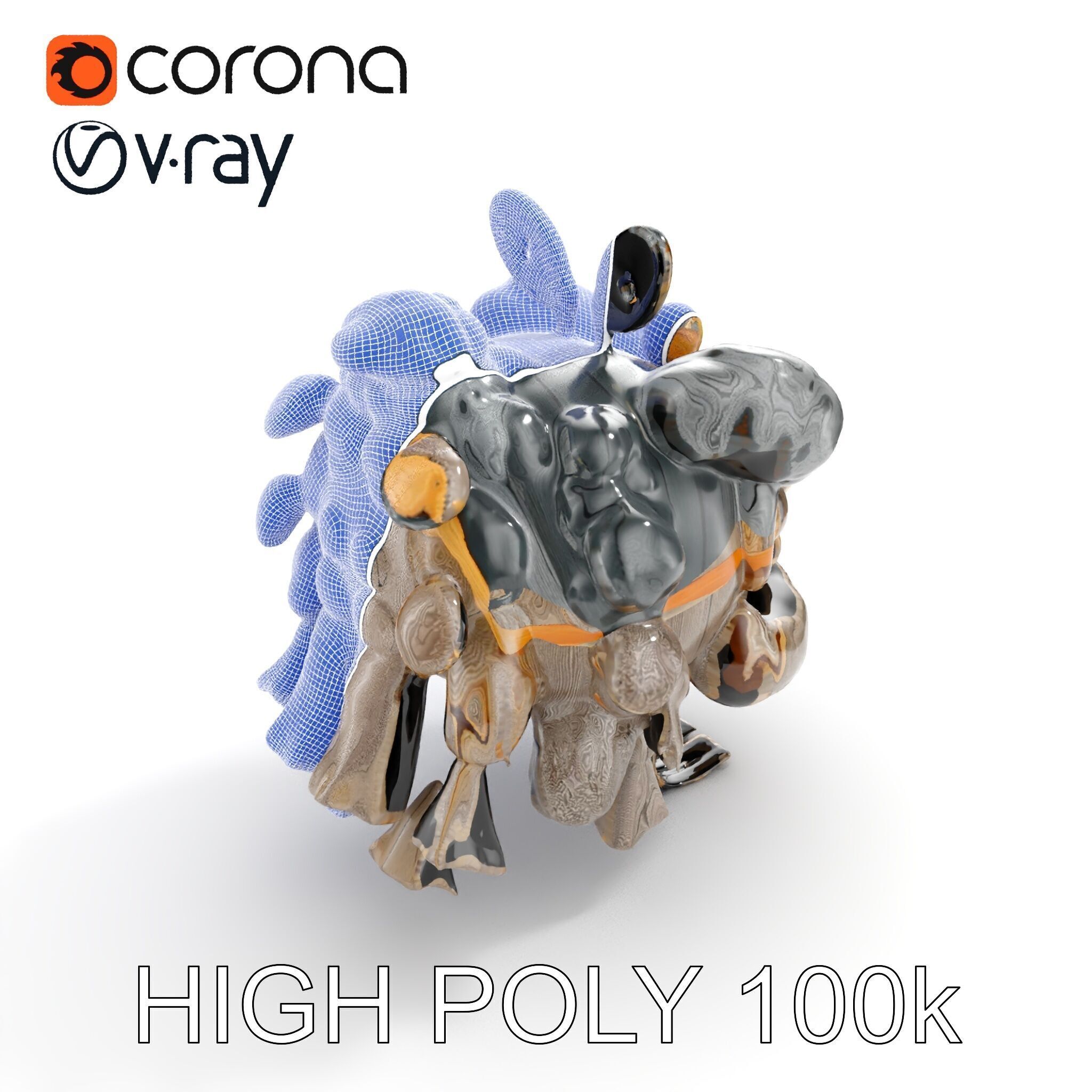 Charming Birdhouse D Model Pack for Various Applications Low-poly 3D model_21