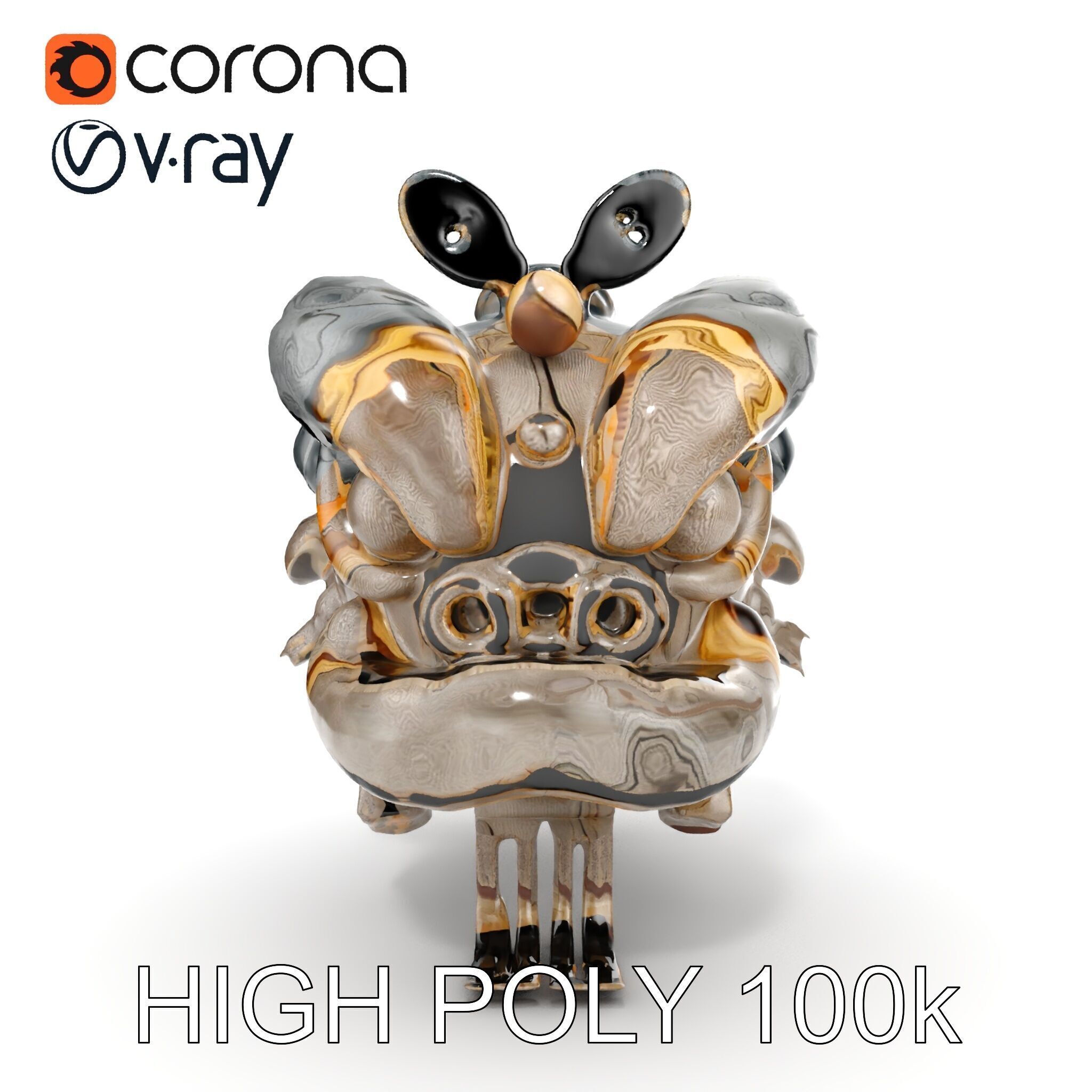 Charming Birdhouse D Model Pack for Various Applications Low-poly 3D model_26