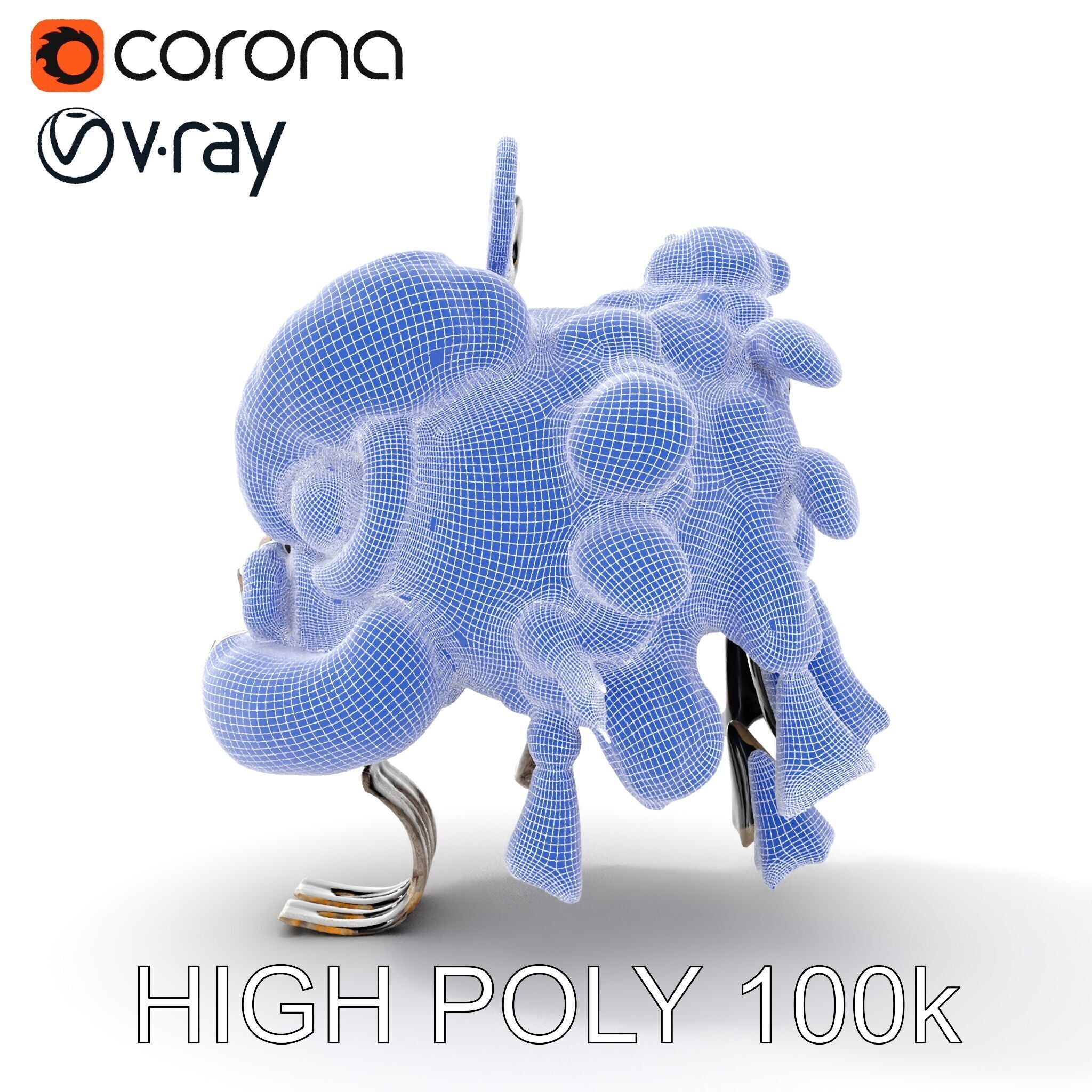 Charming Birdhouse D Model Pack for Various Applications Low-poly 3D model_35