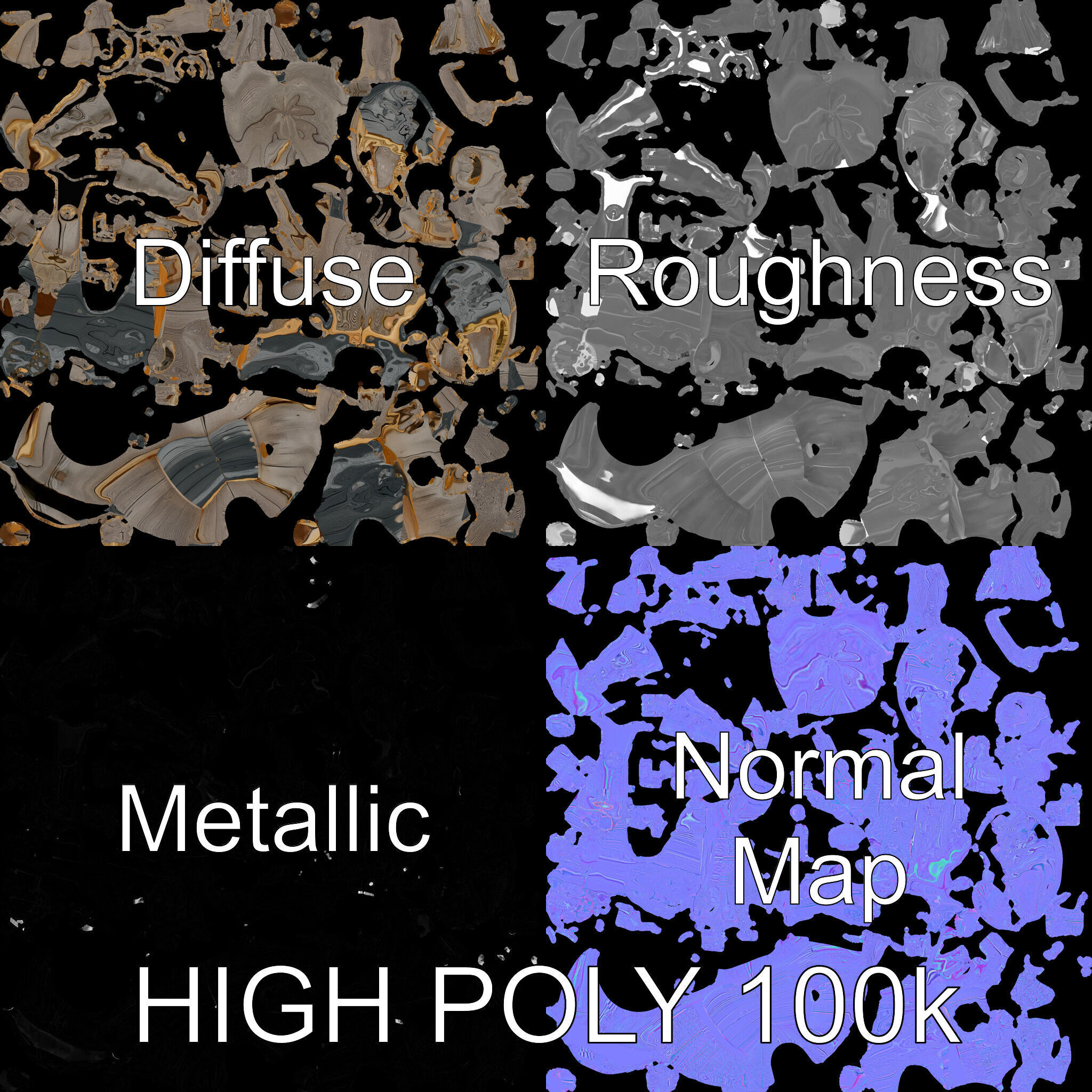 Charming Birdhouse D Model Pack for Various Applications Low-poly 3D model_3