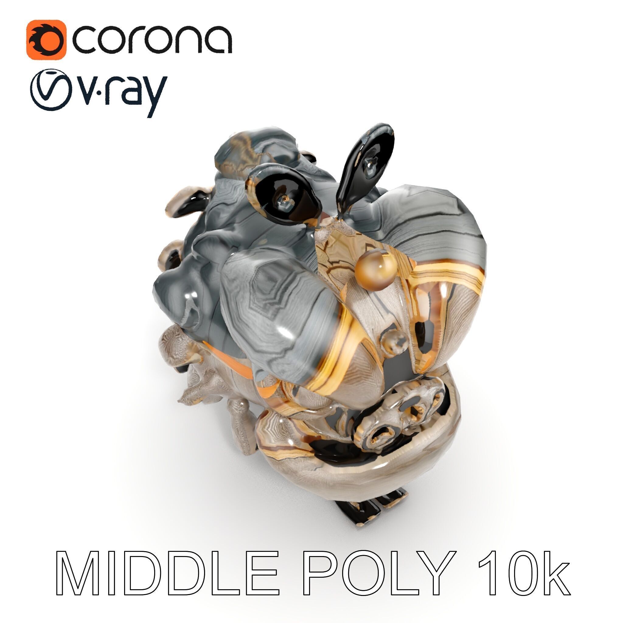 Charming Birdhouse D Model Pack for Various Applications Low-poly 3D model_8