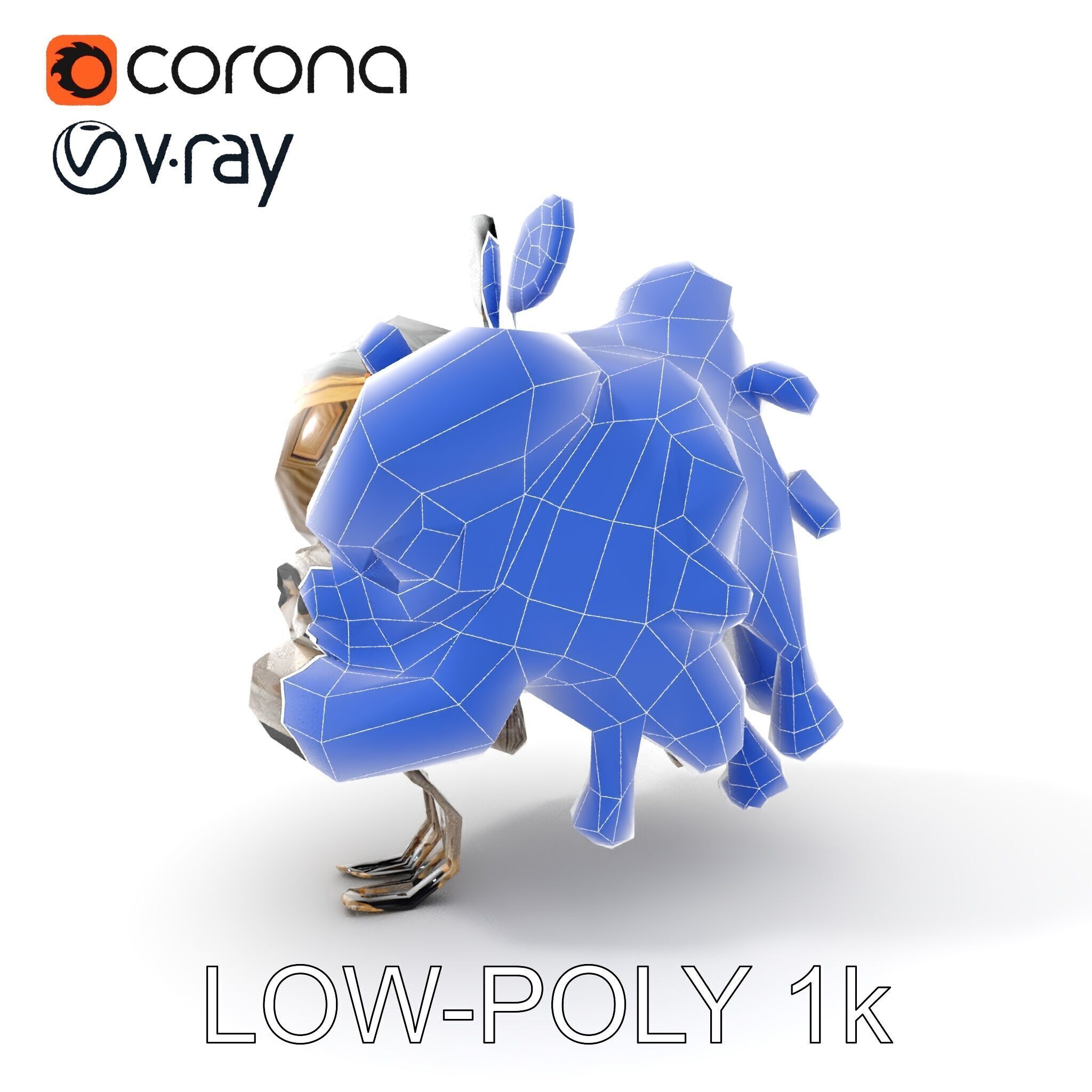 Charming Birdhouse D Model Pack for Various Applications Low-poly 3D model_17