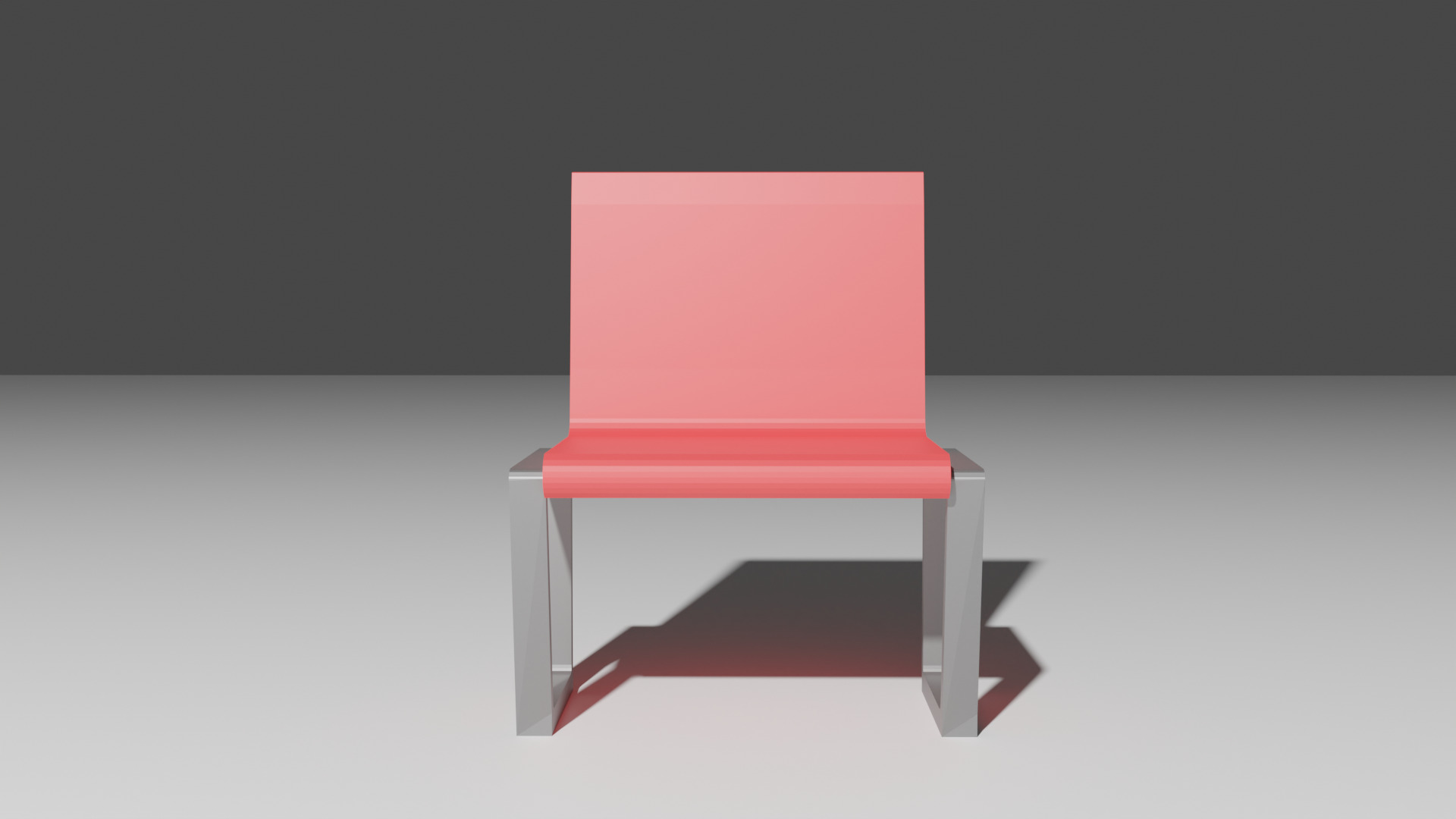Modern Chair - Clean 3D Model Low-poly 3D model_1