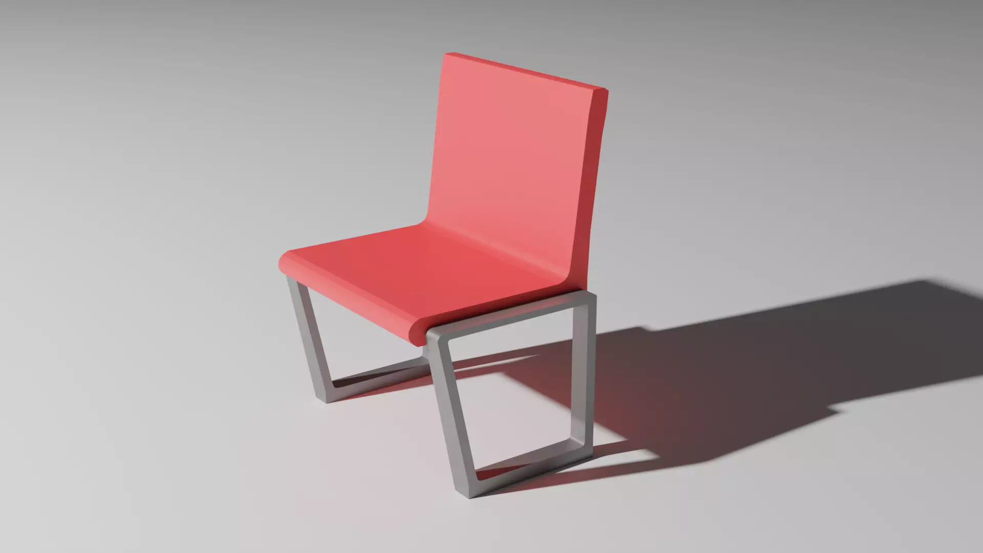Modern Chair - Clean 3D Model Low-poly 3D model_0