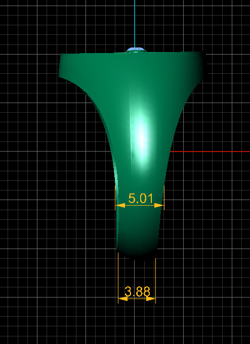 RING DIAMOUND FACES PENDANT 3D print model_3