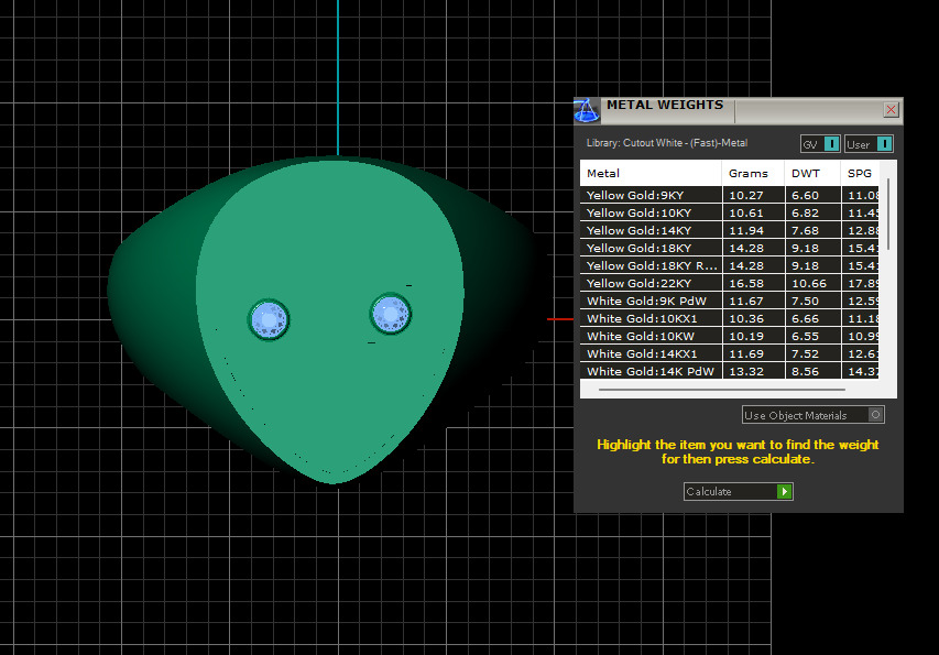 RING DIAMOUND FACES PENDANT 3D print model_8