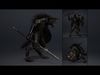 Night Spearman Low-poly 3D model_2