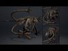 Night Spearman Low-poly 3D model_8