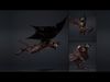 Night Spearman Low-poly 3D model_9