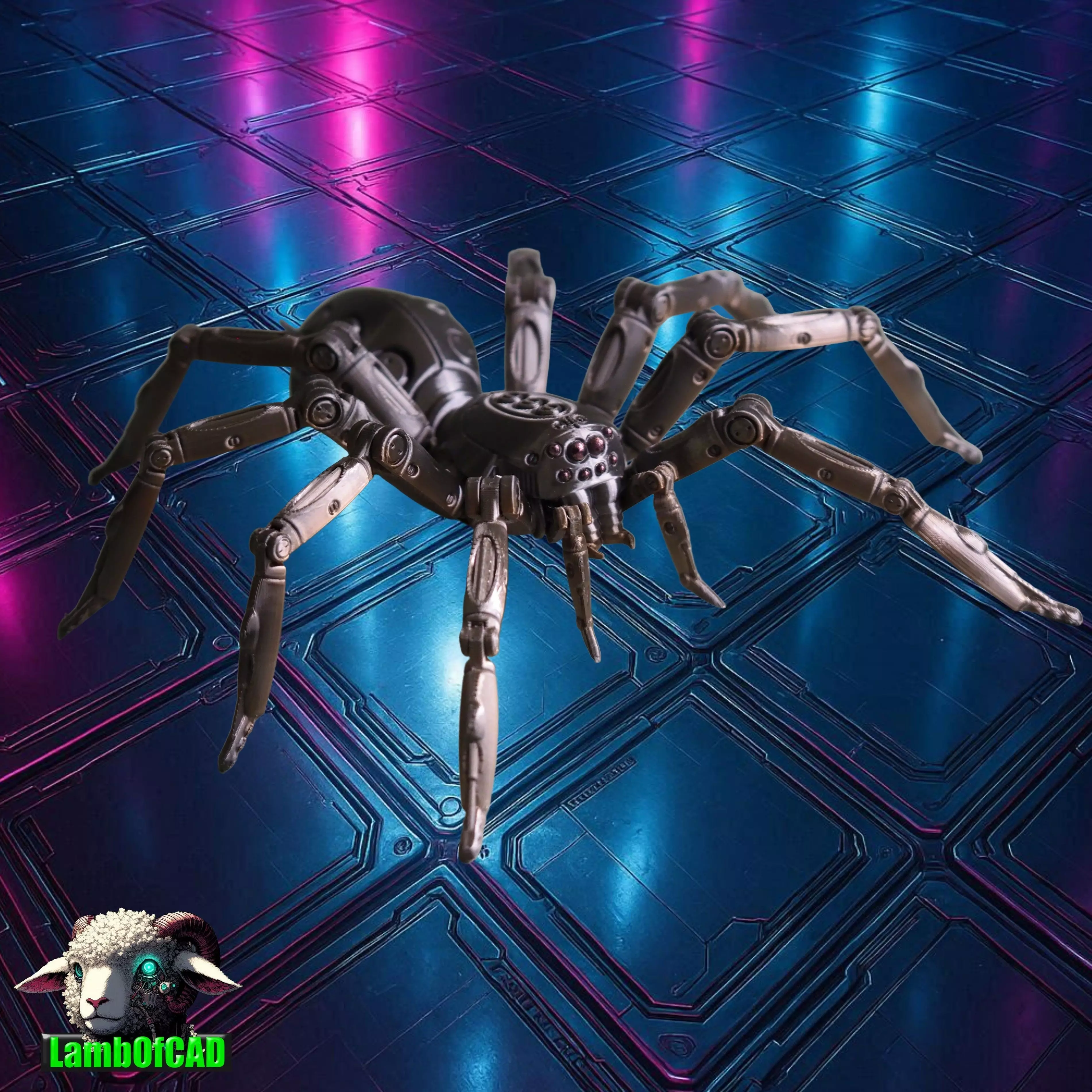 Robotic Anti-Rodent Spider 3D print model_0