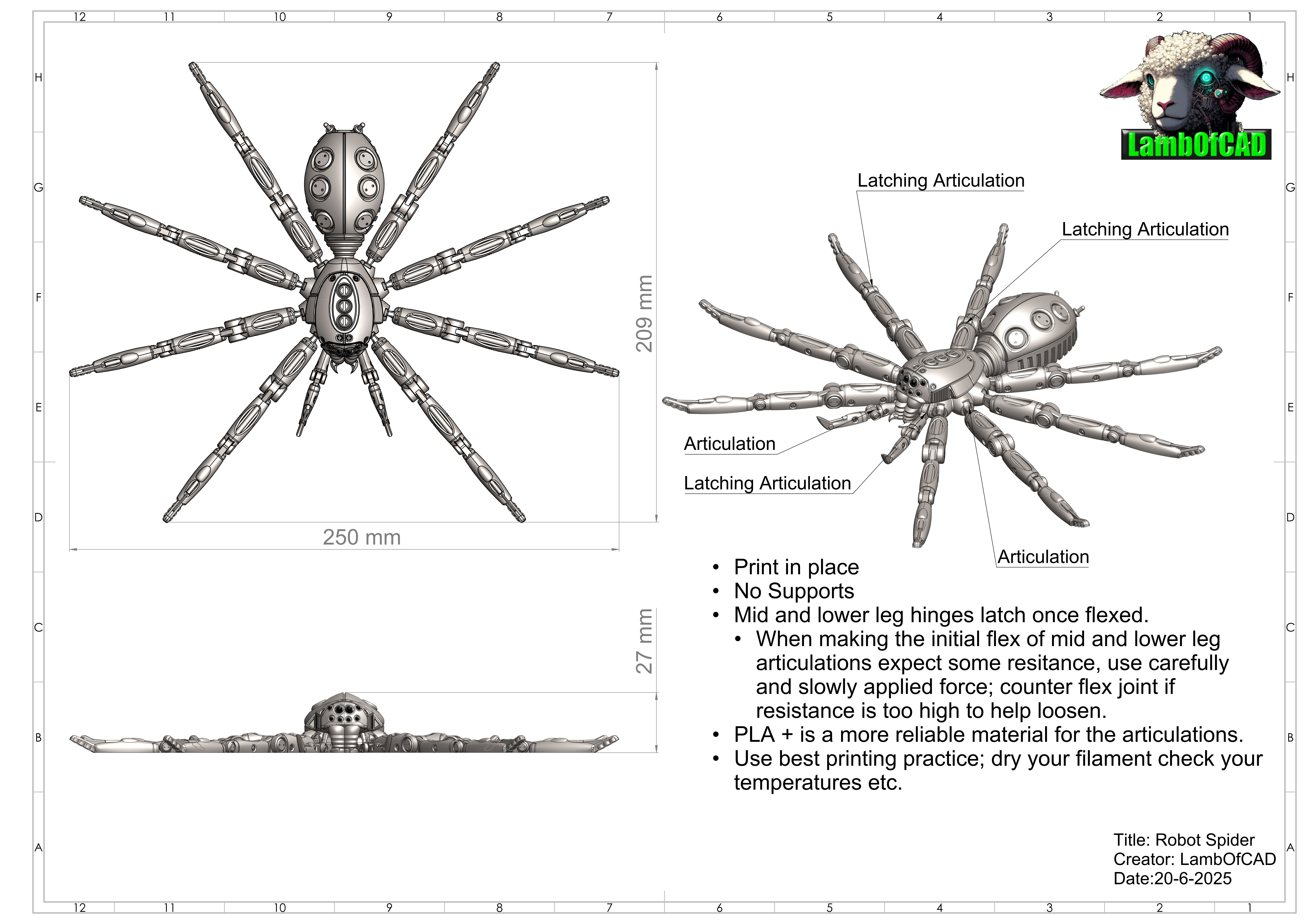 Robotic Anti-Rodent Spider 3D print model_10
