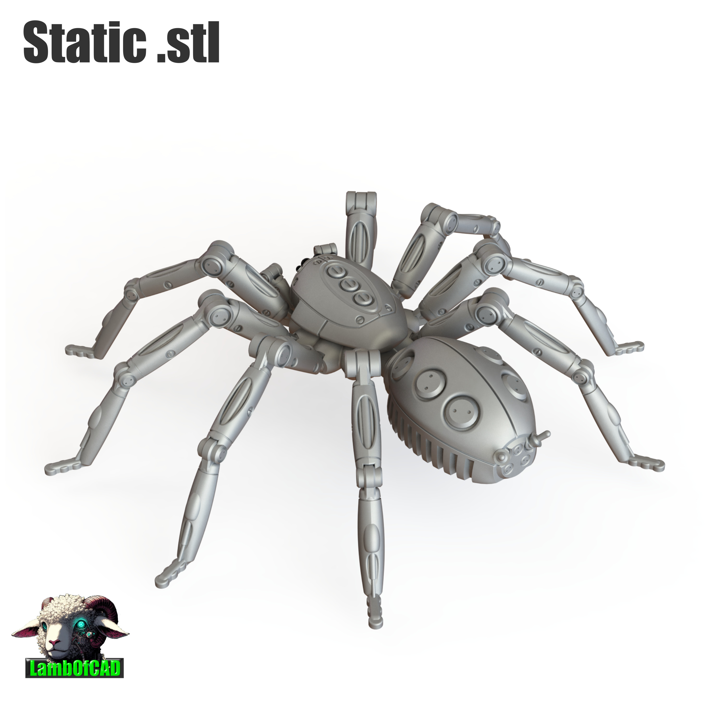 Robotic Anti-Rodent Spider 3D print model_13